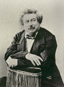Portræt af Alexandre Dumas Père (foto) af Paul Nadar