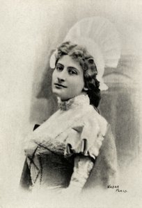 Portræt af Lucienne Breval (foto) af Paul Nadar