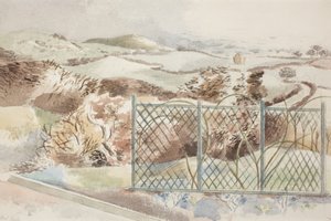 A Private World (fotografi trykt på Kodak Veribrom halvmat papir) af Paul Nash