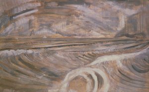 Dymchurch, ca. 1921 (olie på lærred) af Paul Nash