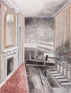 Havn og rum af Paul Nash