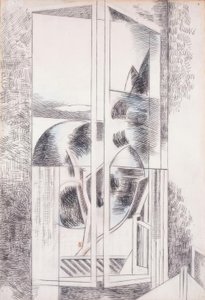 Riviera Window Abstrakt af Paul Nash