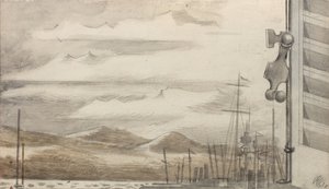 Flåden ved Toulon nr. 1 af Paul Nash