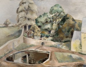 Dammen ved Souldern af Paul Nash