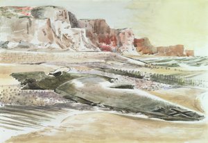 The Raider on the Shore af Paul Nash