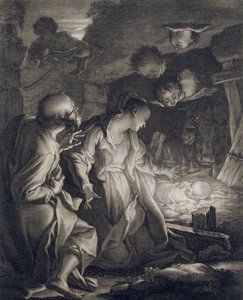 Fødsel, 1727., 1727. af Paul Ponce Antoine Robert
