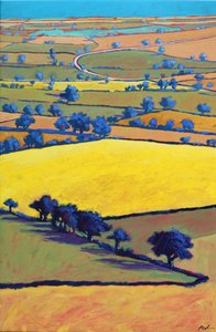 Fra Ragged Stone (akryl om bord) af Paul Powis
