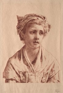 Ung dame af Paul Rajon