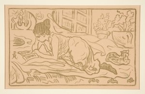 Forlænget pige af Paul Elie Ranson