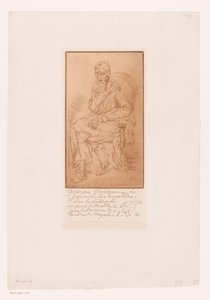 Portræt af en ukendt mand Ancien gendarme (...) af Napoléon I af Paul  Renouard