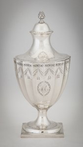 Sukkerurne, ca. 1795 (sølv) af Paul Revere