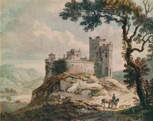 Et gammelt slot, c1764 af Paul Sandby