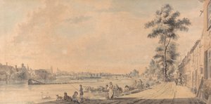 Eton College fra syd af Paul Sandby