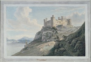 Harlech Slot af Paul Sandby