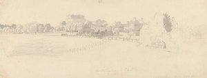 Nottingham Castle af Paul Sandby
