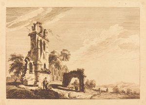 Ødelagt Abbey af Paul Sandby