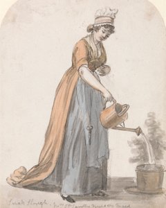 Sara Hough, Fru T. P. Sandbys Vuggestuepige af Paul Sandby