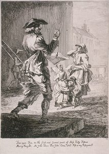 Street entertainere, Cries of London, 1760 af Paul Sandby