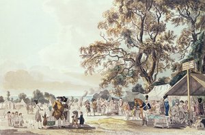 Lejren i Hyde Park, 1780 (farveakvatint) af Paul Sandby