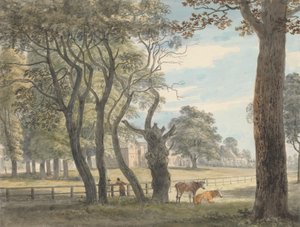 The Gunpowder Magazine, Hyde Park af Paul Sandby