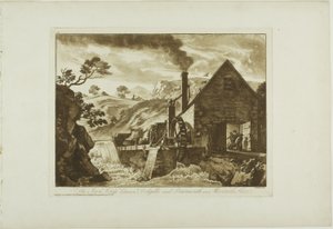 Iron Forge mellem Dolgelli og Barmouth i Merioneth Shire af Paul Sandby