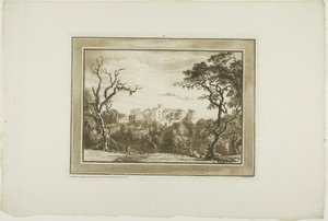 Tolv udsigter....i det sydlige Wales (første walisiske sæt) af Paul Sandby