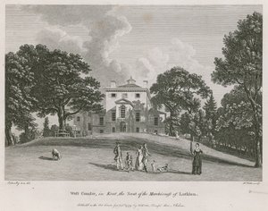 West Combe, i Kent, sæde for Marchioness of Lothian af Paul Sandby
