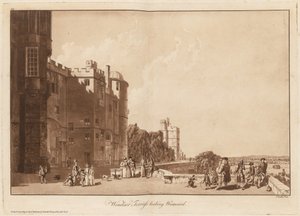 Windsor Terrasse ser mod vest af Paul Sandby