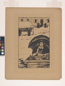 Gadehandleren (farvelitografi) af Paul Sérusier