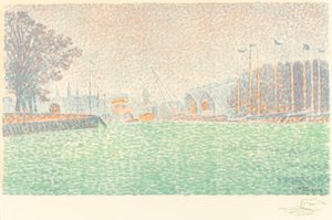 At Flushing (A Flessingue) af Paul Signac