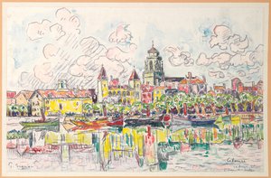 Ciboure, Saint-Jean-de-Luz, 1920 af Paul Signac
