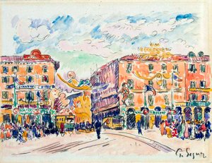 City Square, c1925. af Paul Signac