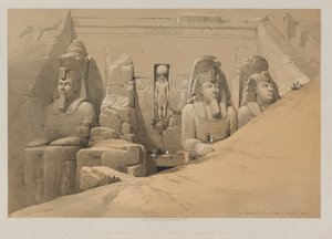 Egypten og Nubien, bind II: Forhøjning af Aboo Simbels store tempel, Nubien af Paul Signac