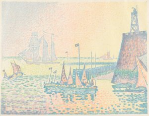 Evening (Om aftenen) af Paul Signac