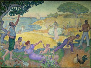 In the era of harmony (maleri på lærred) af Paul Signac
