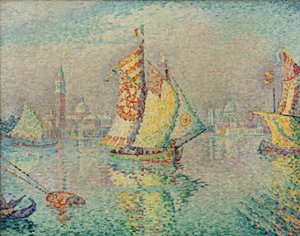 Laguna, gult sejl af Paul Signac