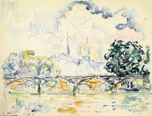 Pont des Arts af Paul Signac