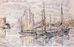 Havnen i La Rochelle af Paul Signac