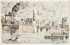 Grenelle-broen i 1927. af Paul Signac