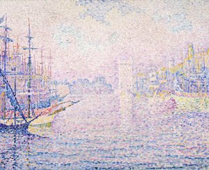 Marseille Port, Morning Mist, 1906 af Paul Signac