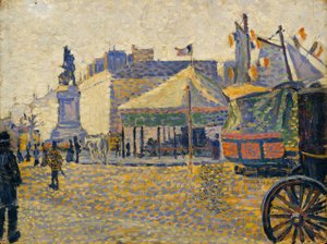 Place de Clichy, 1887 af Paul Signac