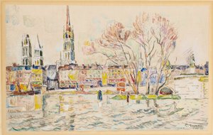 Rouen, 1924 af Paul Signac