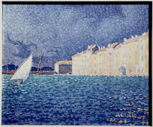 Saint Tropez-maleri af Paul Signac (1863-1935) 1895 Saint Tropez Museum of the Annonciade af Paul Signac