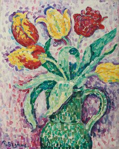 Den grønne vase, 1920 af Paul Signac