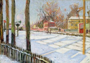 Sneen, Bois, 1886 af Paul Signac