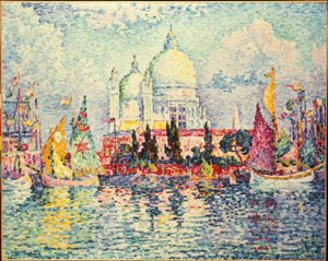 Venedig - La Salute af Paul Signac