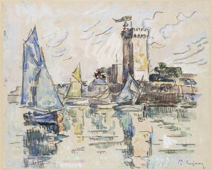 Udsigt over havnen ved Les Sables-d