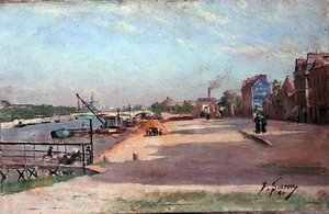 Quai de la Rapee, Paris af Paul Sourou