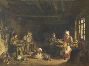 Kniplinger i Asnieres-sur-Oise
