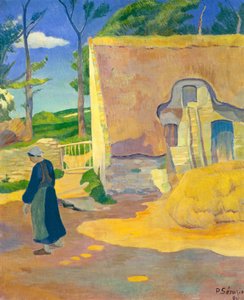 Stuehus ved Le Pouldu, 1890. af Paul Sérusier